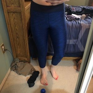 Crop leggings blue